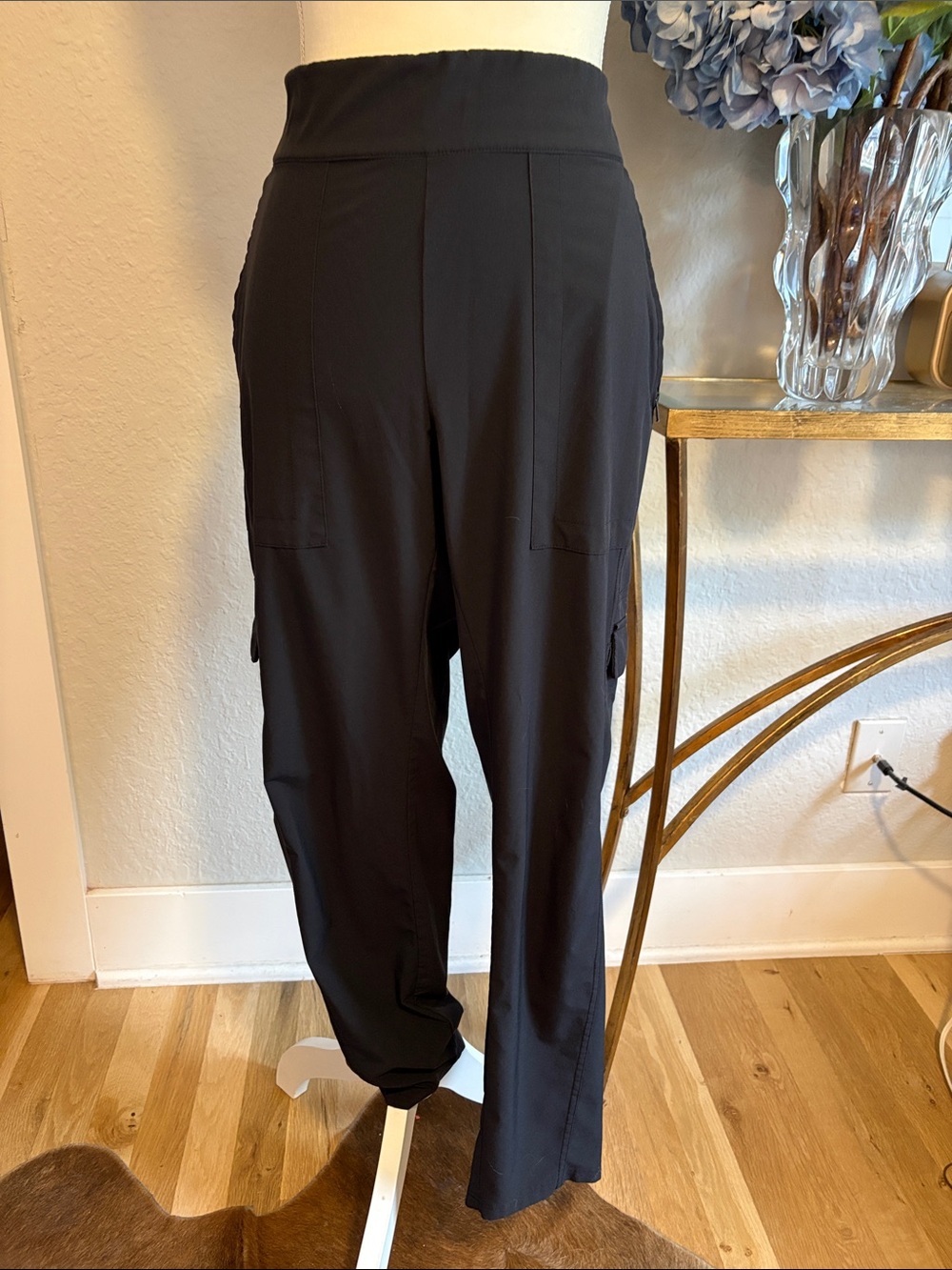 Athleta Black High-Waist Stretch Cargo Pants - women